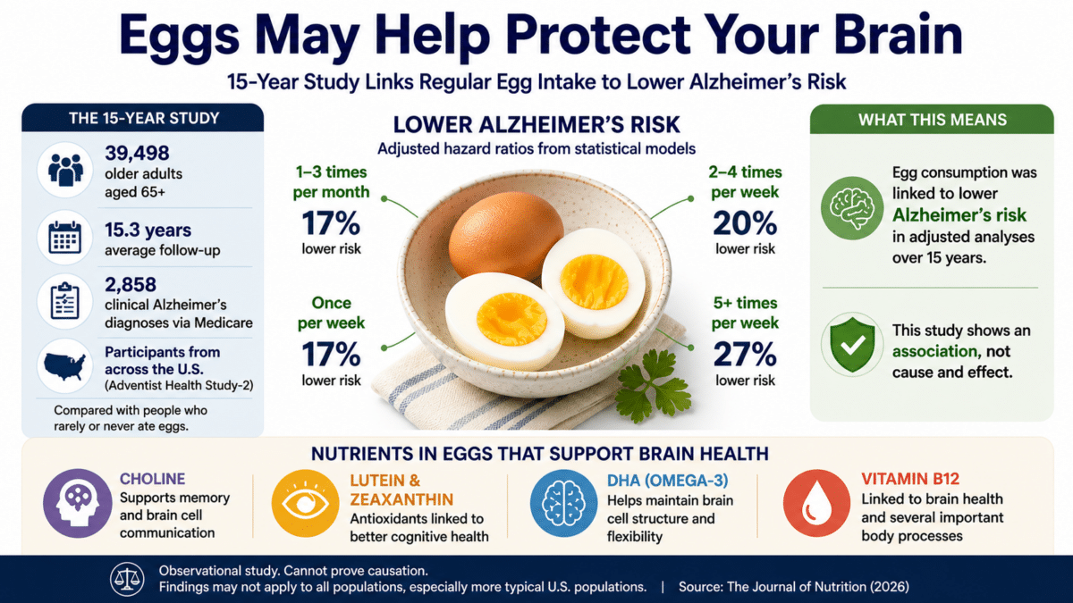 Eggs and Alzheimer's Disease Infographic
