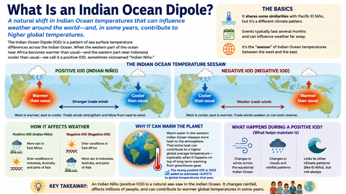 Indian Ocean Dipole infographic