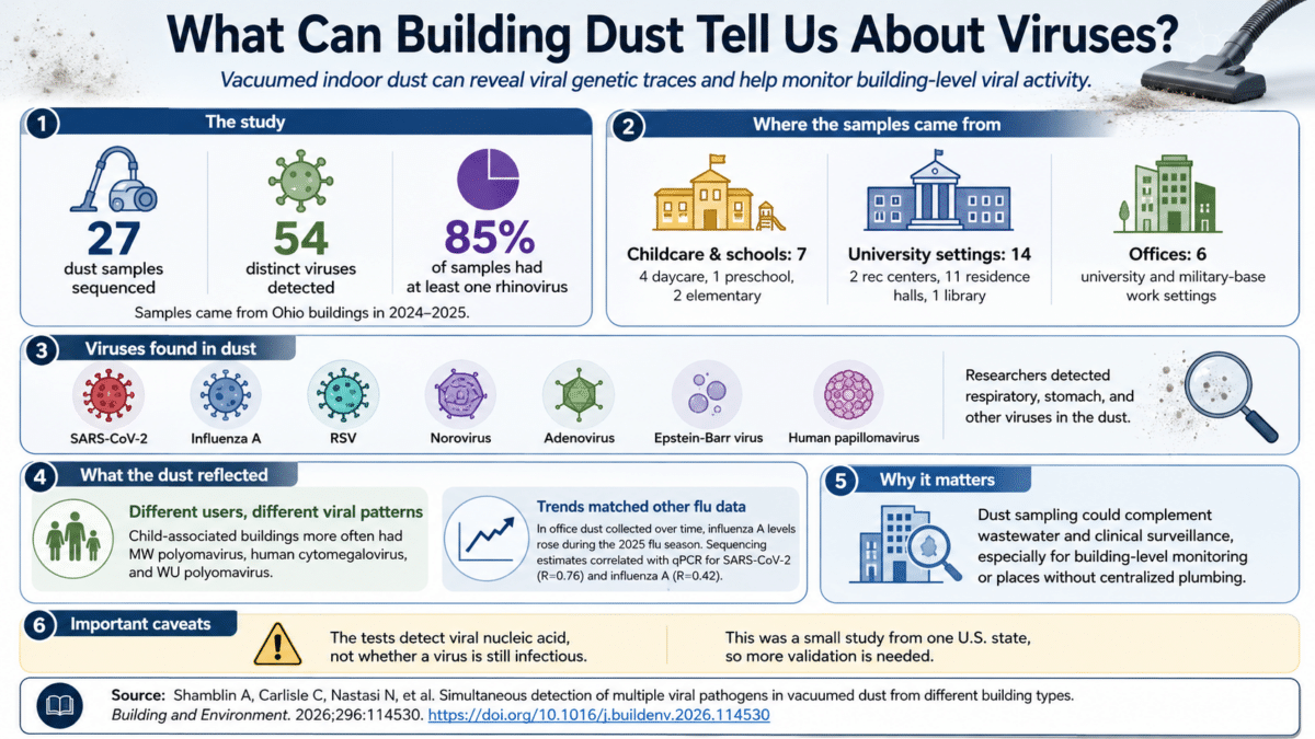 dust virus infographic