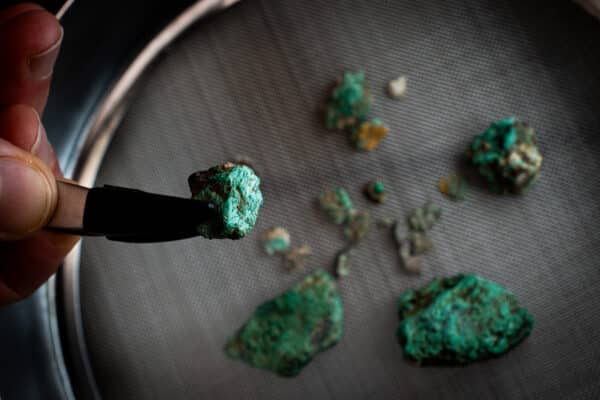 prehistoric green mineral