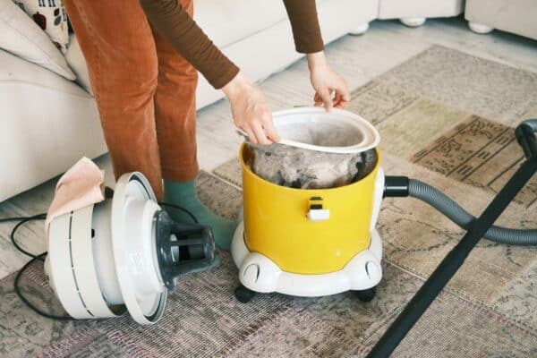 vaccuum dust