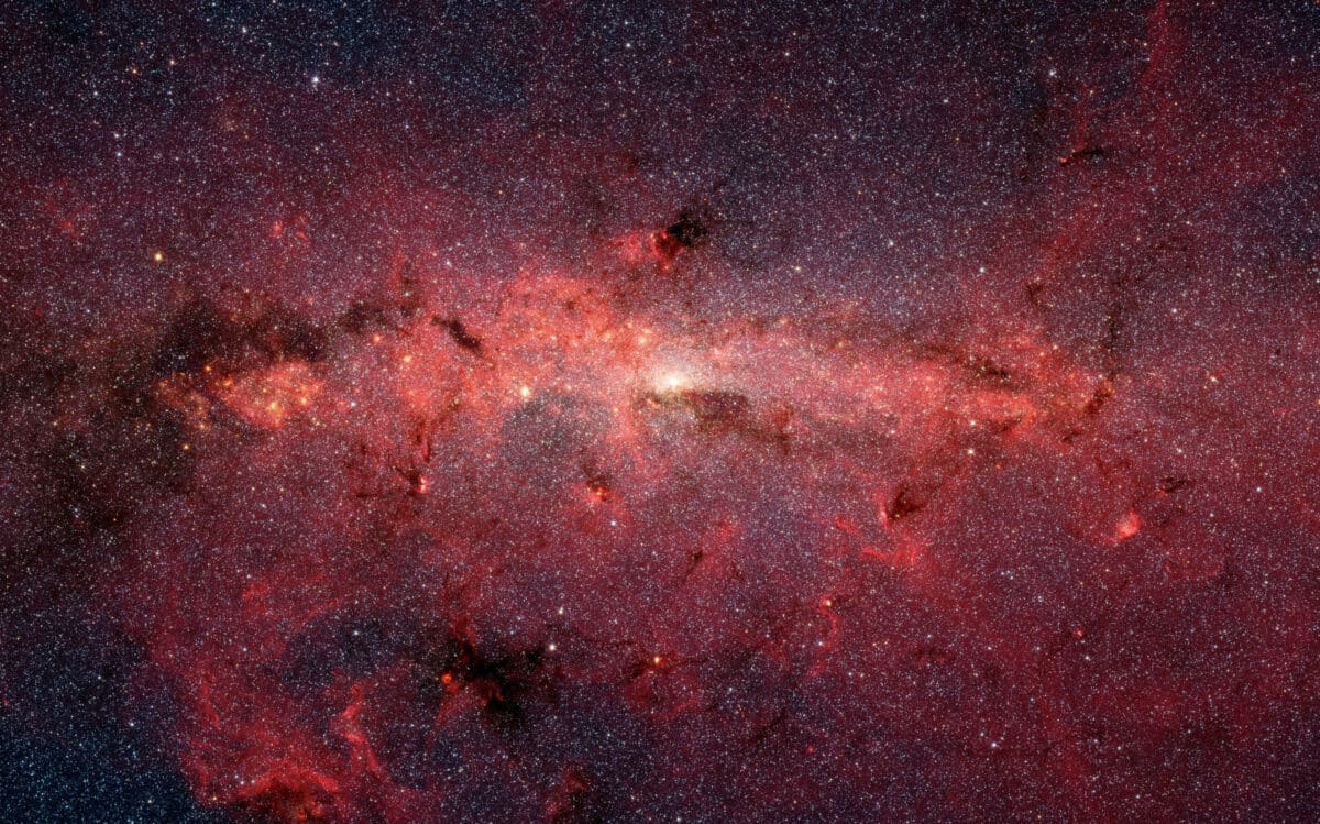 Stars center of Milky Way galaxy