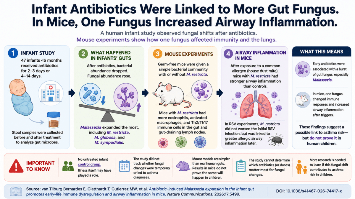 gut fungi infographic