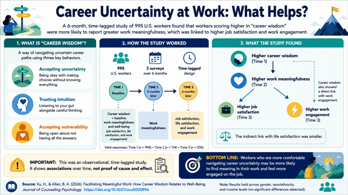 career uncertainty infographic