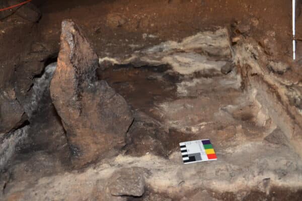 fire ancient cave