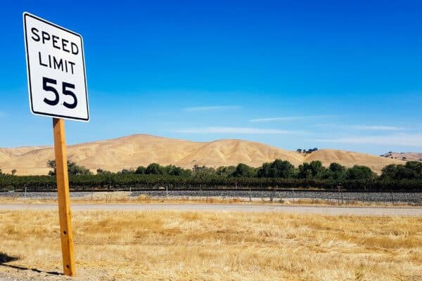 speed limit sign
