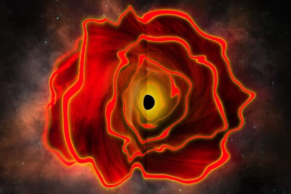 Astronomers have discovered a “black hole star,” an extremely bright red spot in the early universe that appears to be a new type of astrophysical object.