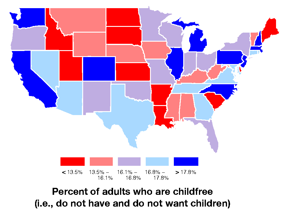 Childfree Map