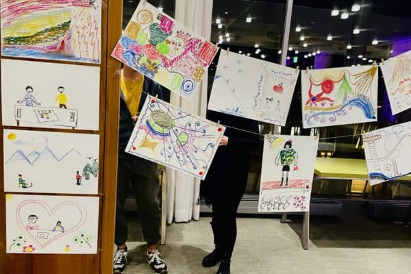 drawing together
