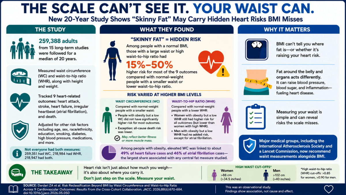 heart waist infographic