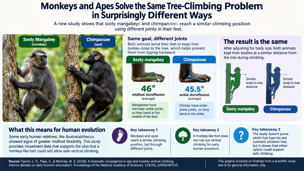 primate feet infographic