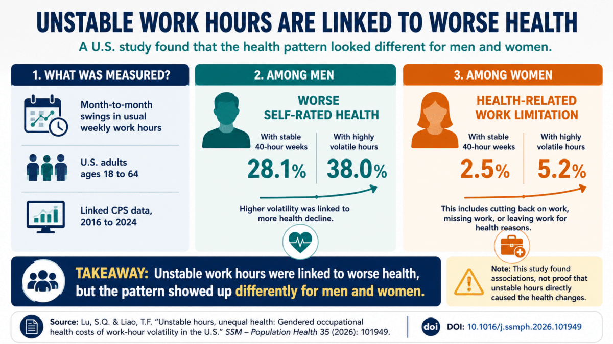 work schedule infographic