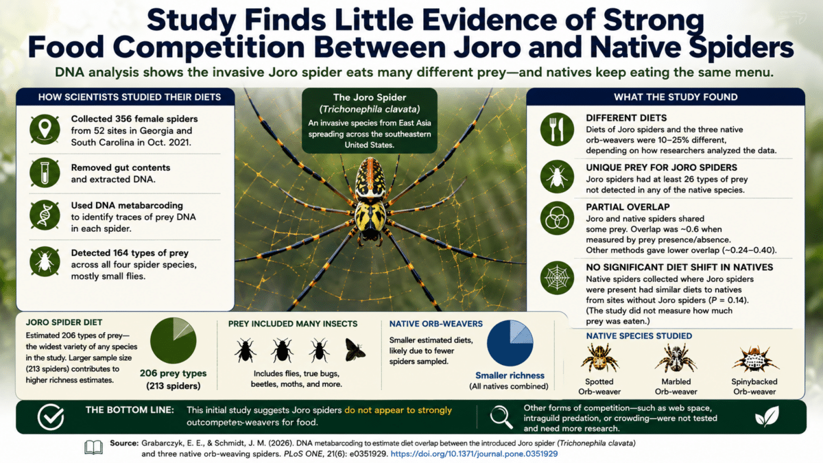 joro spider infographic