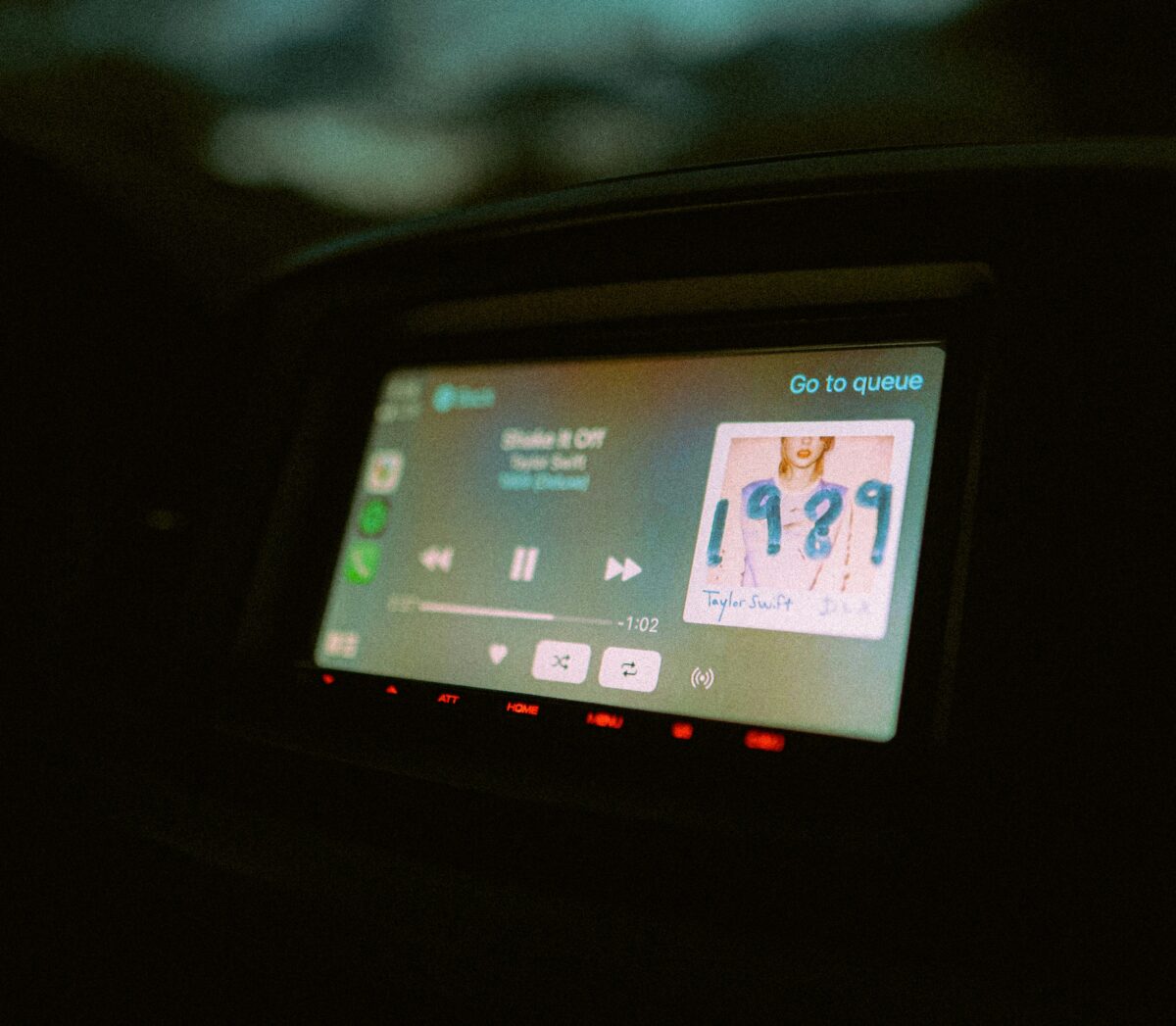 music in car