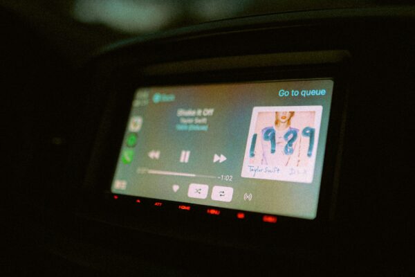 music in car