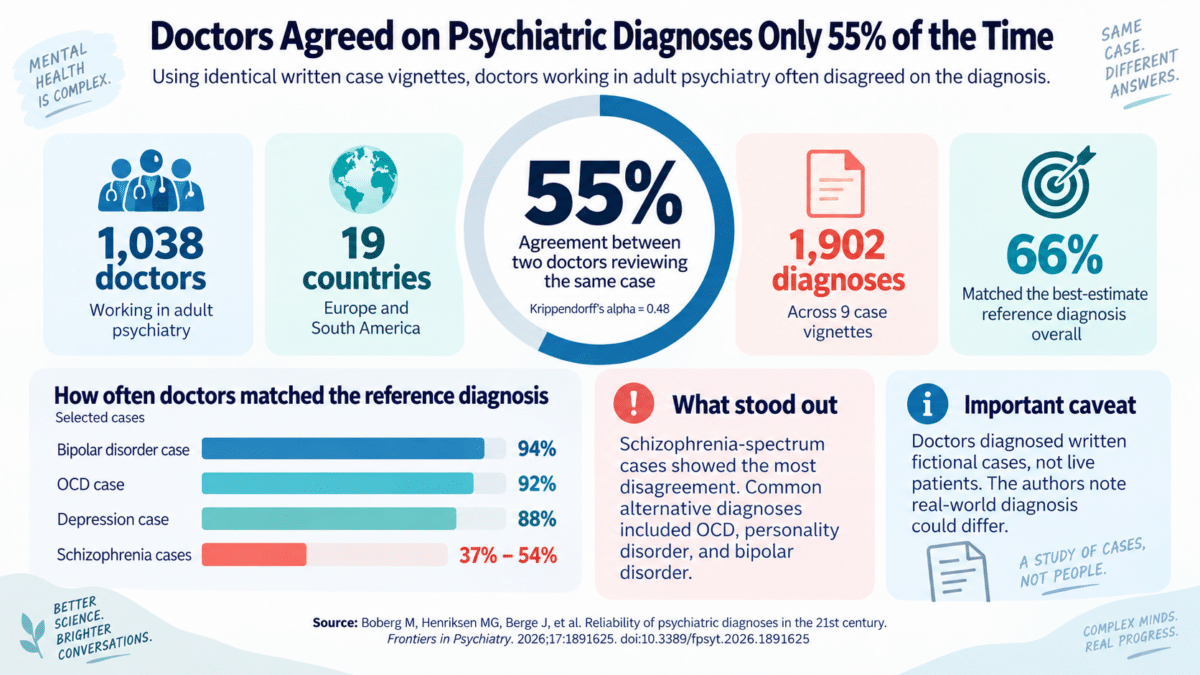 psychiatry diagnoses infographic