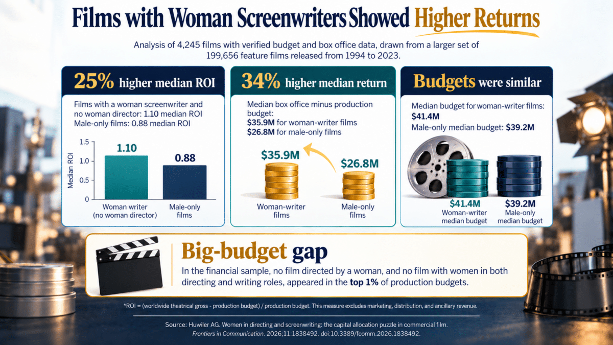 women cinema infographic