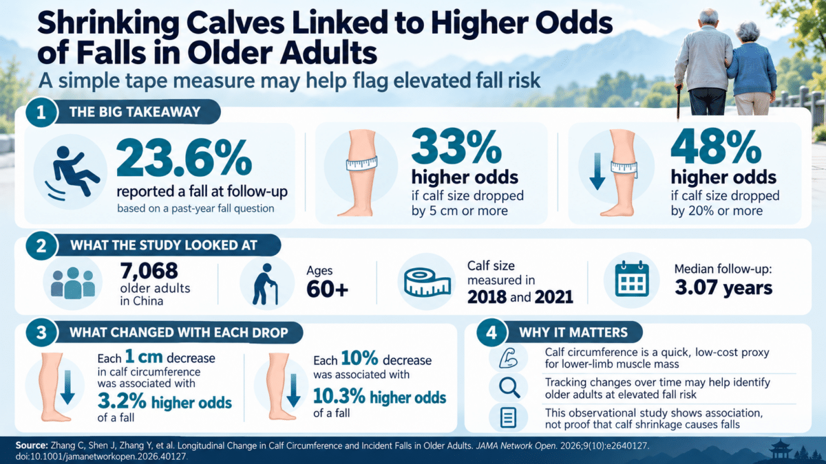 Calf Shrinkage and Fall Risk Infographic