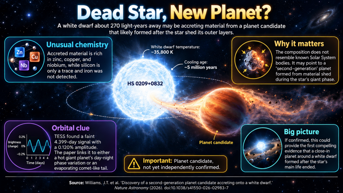 Dead Star, New Planet