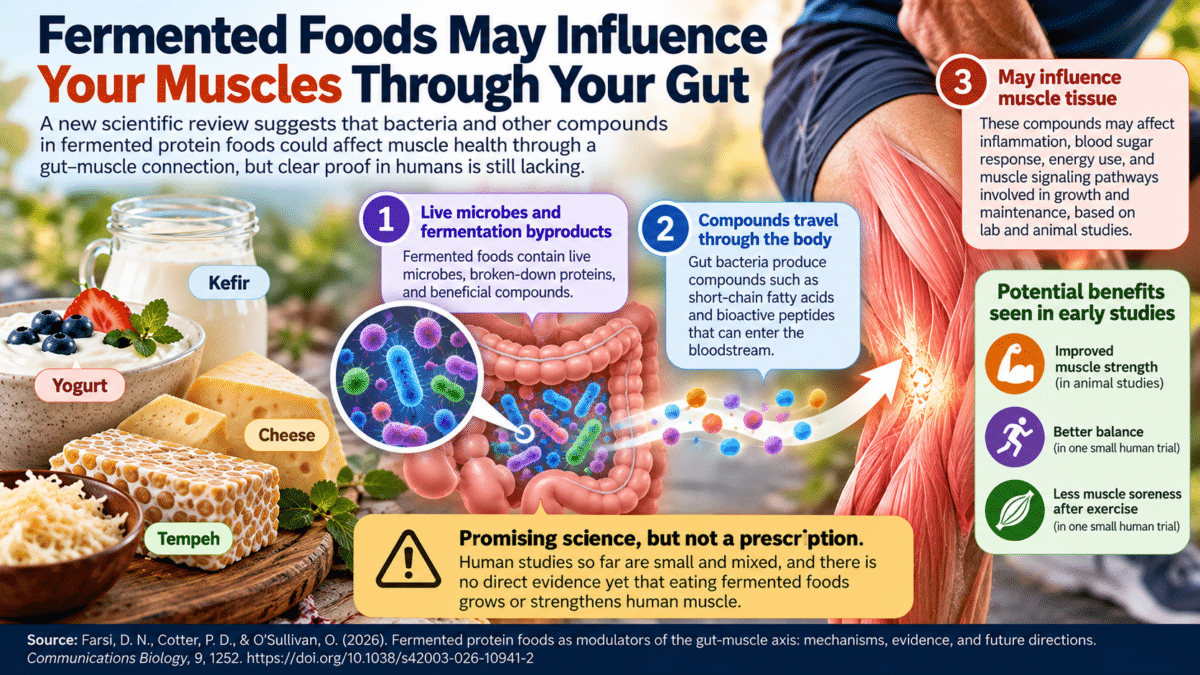 Fermented Foods and the Gut–Muscle Connection