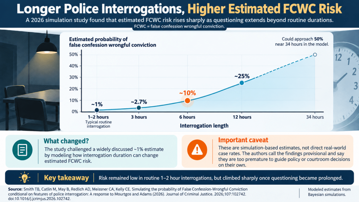 Interrogation Duration and FCWC Risk