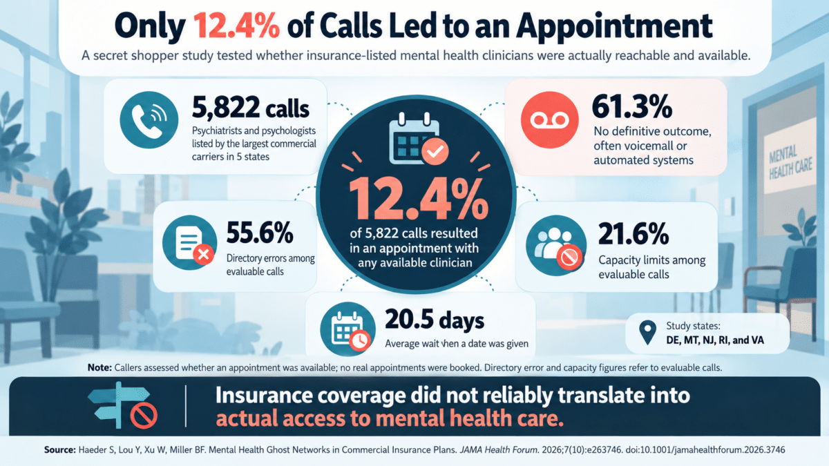 Mental Health Access Infographic