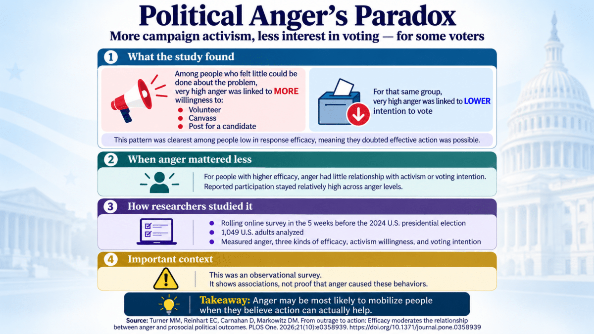 Political Anger’s Paradox Infographic