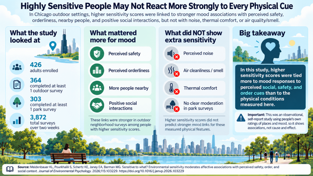 Sensitivity and Mood in Chicago Parks