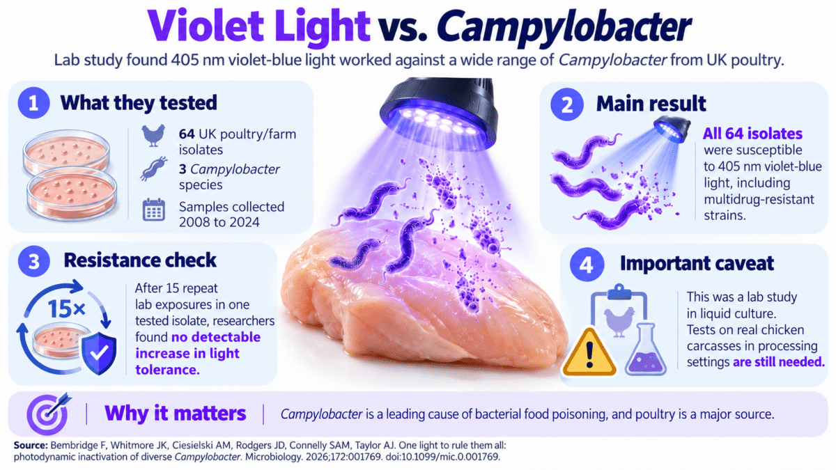 Violet Light vs. Campylobacter