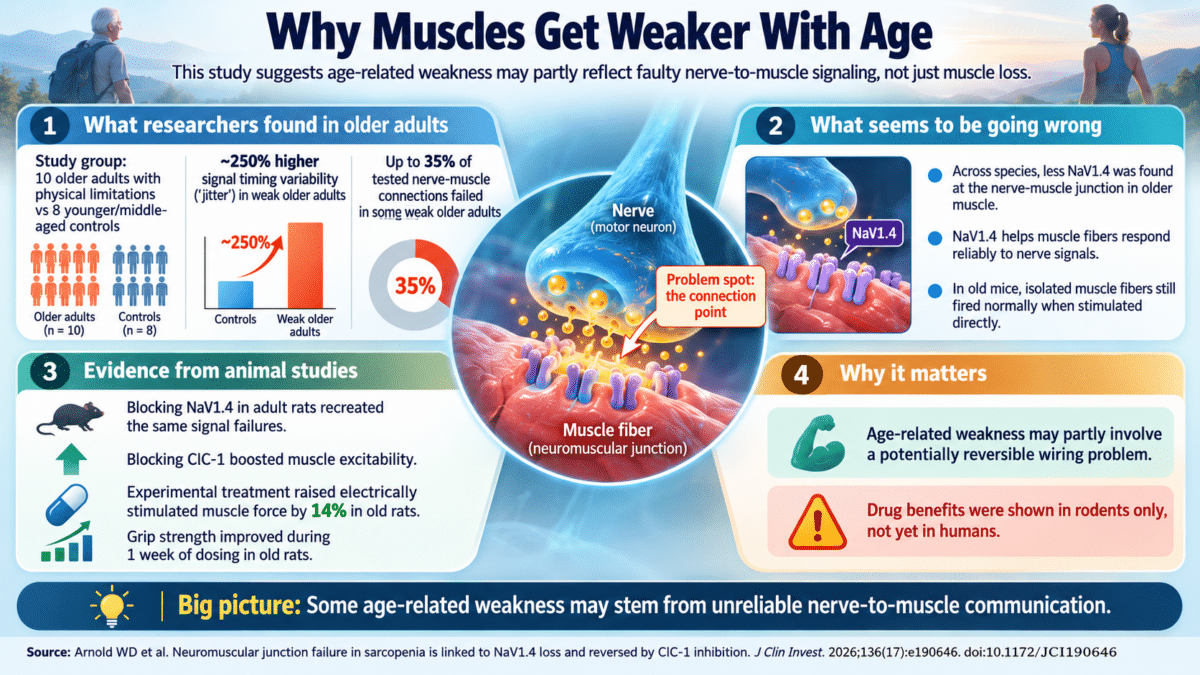 Why Muscles Weaken With Age